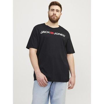 Jack & Jones 12184987 Carp Logo Büyük Beden Erkek Tişört