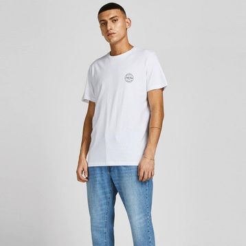 Jack & Jones 12205022 Beyaz Erkek T-shirt