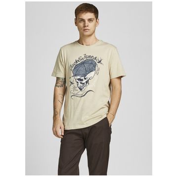 Jack & Jones 12205684 Jordome Tee Bisiklet Yaka Standart Kalıp Baskılı Erkek T-shirt