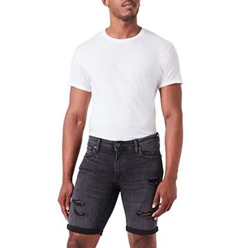 Jack & Jones 12207320 Siyah Erkek Kot Şort