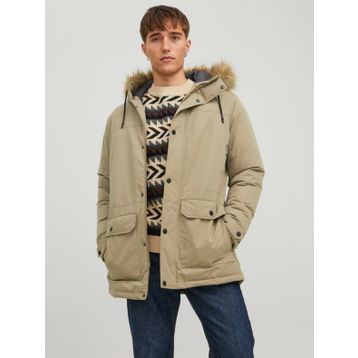 Jack & Jones 12211948 Erkek Kapüşonlu Kaban