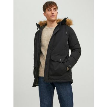 Jack & Jones 12211948 Erkek Kapüşonlu Kaban