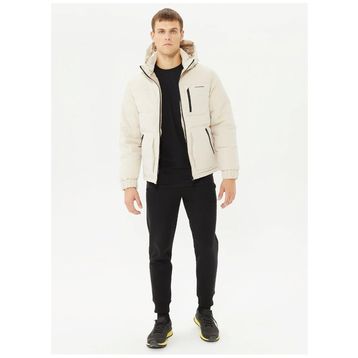 Jack & Jones 12214648 Bej Jcootto Puffer Erkek Mont