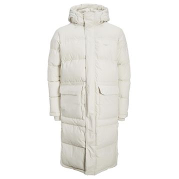 Jack & Jones 12215143 Jorsence Long Puffer Krem Erkek Günlük Mont