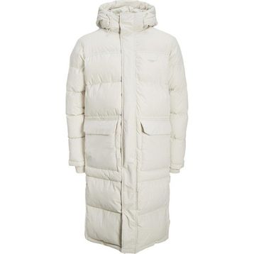 Jack & Jones 12215143 Jorsence Long Puffer Krem Erkek Günlük Mont
