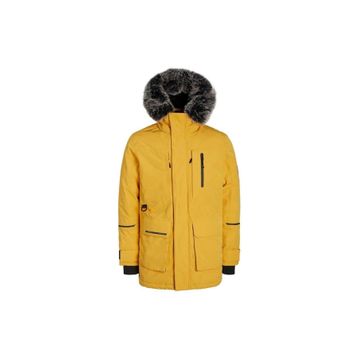 Jack & Jones 12215576-Mango Jcoexped Parka Sarı Erkek Mont