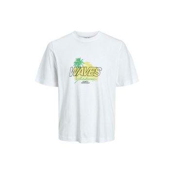 Jack & Jones 12234242 Baskılı Bisiklet Yaka Erkek Tişört