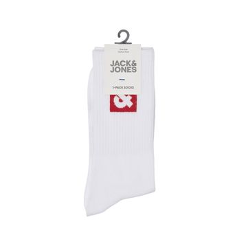 Jack & Jones 12234438 Jacli Logo Tennis Beyaz Erkek Çorap
