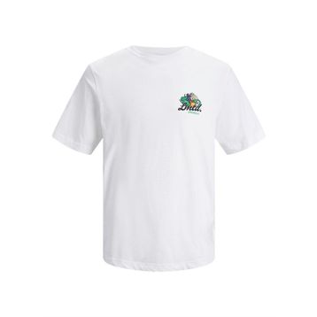 Jack & Jones 12235304 Jorcabana Graphic Tee SS Crew Neck LN Beyaz Erkek T-Shirt