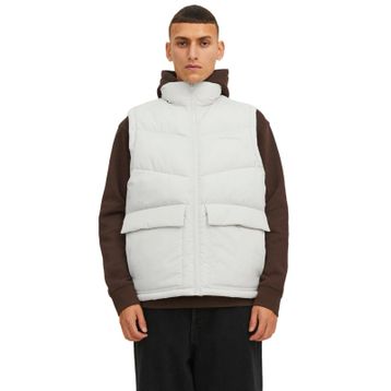 Jack & Jones 12238853 Beyaz Jorvesterbro Bodywarmer Erkek Yeleği