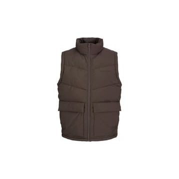 Jack & Jones 12238853 Kahverengi Jorvesterbro Bodywarmer Erkek Yeleği