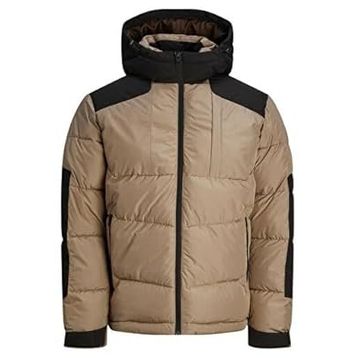 Jack & Jones 12239001 Mountain Trail Krem Suya Dayanıklı Jcootis SN Erkek Günlük Mont