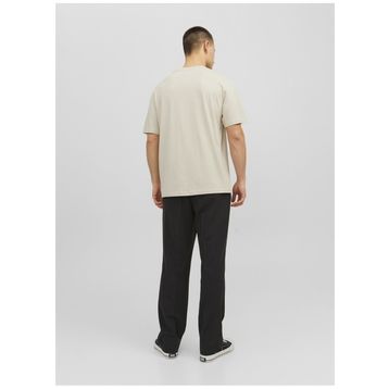 Jack & Jones 12240121_JORVESTERBRO TEE SS CREW N Yuvarlak Yaka Krem Erkek T-shirt