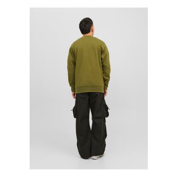 Jack & Jones 12240222_JCOSHADE SWEAT CREW NECK L Bisiklet Yaka Yeşil Erkek Sweatshirt