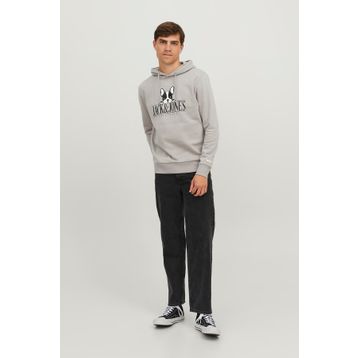 Jack & Jones 12244219-Beige Jorbeware Sweat Hood Fst Erkek Bej Sweatshirt