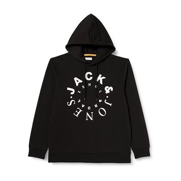Jack & Jones 12247471 Siyah Erkek Sweatshirt