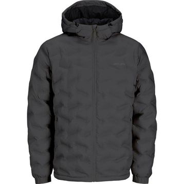 Jack & Jones 12250429 Kapüşonlu Siyah Erkek Mont