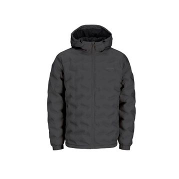 Jack & Jones 12250429 Kapüşonlu Siyah Erkek Mont