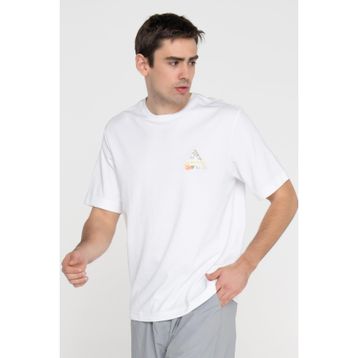 Jack & Jones 12253380 O Yaka Baskılı Kısa Kollu Beyaz Erkek T-shirt
