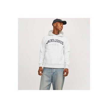 Jack & Jones 12256521-WM Beyaz Caleb Varsity Erkek Sweatshirt