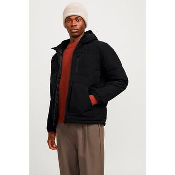 Jack & Jones 12258416 Jjeotto Puffer Siyah Erkek Mont