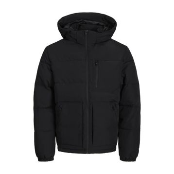 Jack & Jones 12258416 Jjeotto Puffer Siyah Erkek Mont