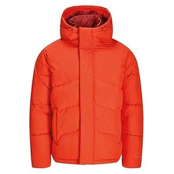 Jack & Jones 12259850-DRAGON-FIRE Jhworld Puffer Kırmızı Erkek Mont