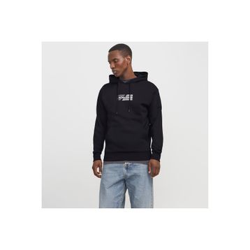 Jack & Jones 12268422-B Siyah Graphic Erkek Sweatshirt