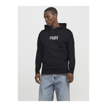 Jack & Jones 12268422-B Siyah Graphic Erkek Sweatshirt
