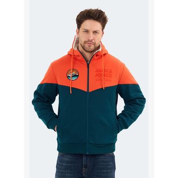 Jack & Jones 12269593 Turuncu Erkek Sweatshirt