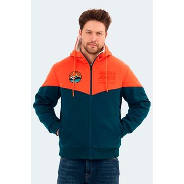 Jack & Jones 12269593 Turuncu Erkek Sweatshirt