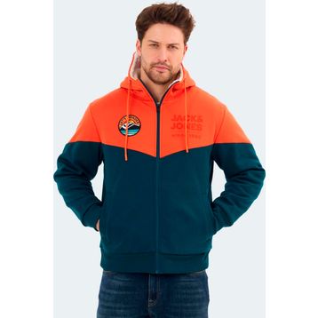 Jack & Jones 12269593 Turuncu Erkek Sweatshirt