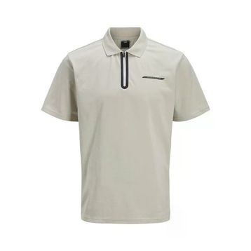 Jack & Jones 12273127 Fusıon Pıque Fermuarlı Polo Yaka Erkek Tişört