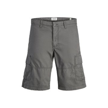 Jack & Jones 12274389 Füme Erkek Jpstcole Rahat Kalıp %100 Pamuk Kargo Şort