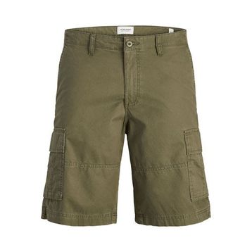 Jack & Jones 12274389 Füme Erkek Jpstcole Rahat Kalıp %100 Pamuk Kargo Şort