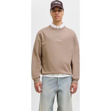 Jack & Jones 12282893-MME Bej Norrebro Erkek Sweatshirt