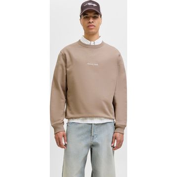 Jack & Jones 12282893-MME Bej Norrebro Erkek Sweatshirt