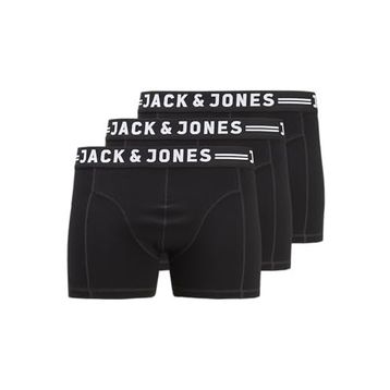 Jack & Jones Erkek Siyah 3'lü Boxer