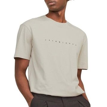 Jack & Jones Jjestar Jj Tee Ss Noos Moonbeam Erkek T-shirt