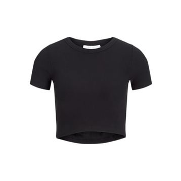 Jack & Jones Jjxx Jxflorie Ss Rib Tee Noos Siyah Kadın T-shirt