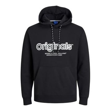 Jack & Jones Jorlakewood Sweat Hood BF LN Siyah Erkek Sweatshirt