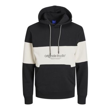 Jack & Jones Jorlakewood Sweat Hood BF LN Siyah Erkek Sweatshirt