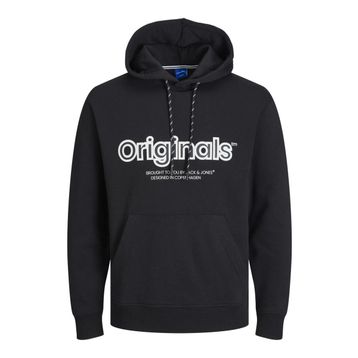 Jack & Jones Jorlakewood Sweat Hood BF LN Siyah Erkek Sweatshirt
