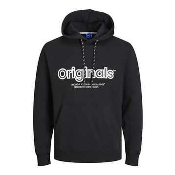 Jack & Jones Jorlakewood Sweat Hood BF LN Siyah Erkek Sweatshirt