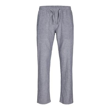 Jack & Jones Jpstkane Jjsummer Linen Blend Jogger SN Soluk Mavi Erkek Pantolon
