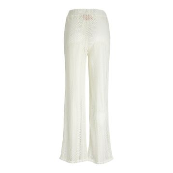 Jack & Jones Jxellie Hw Loose Pant JRS LN Vanilya Rengi Kadın Pantolon