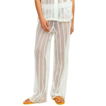 Jack & Jones Jxellie Hw Loose Pant JRS LN Vanilya Rengi Kadın Pantolon