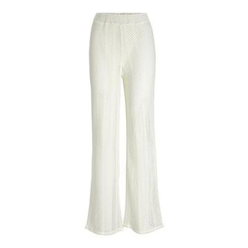 Jack & Jones Jxellie Hw Loose Pant JRS LN Vanilya Rengi Kadın Pantolon