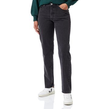 Jack & Jones R3049 JJXX Jxseoul Straight MW DNM Siyah Denim Kadın Jeans