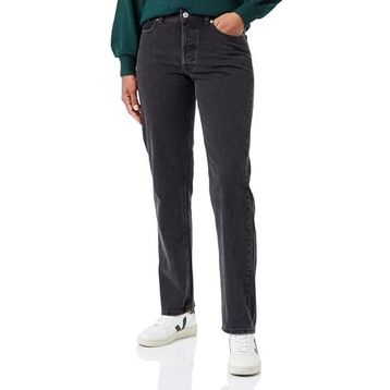 Jack & Jones R3049 JJXX Jxseoul Straight MW DNM Siyah Denim Kadın Jeans